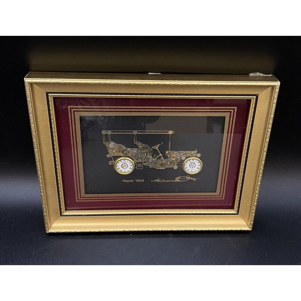 Horological Collage Ken Broadbent Clock Parts Folk Art London Napier 1904